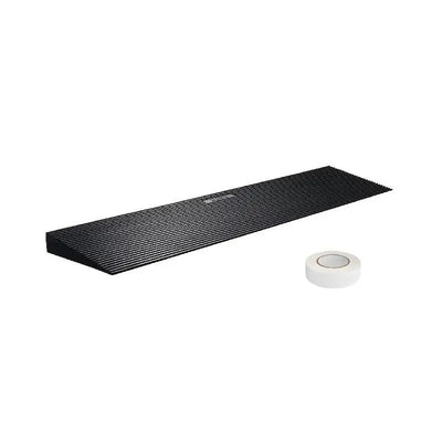 1.2" Rise Threshold Ramp Cuttable Natural Rubber Wheelchair Ramp Scooter with Double-Sided Tape for Doorways Driveways