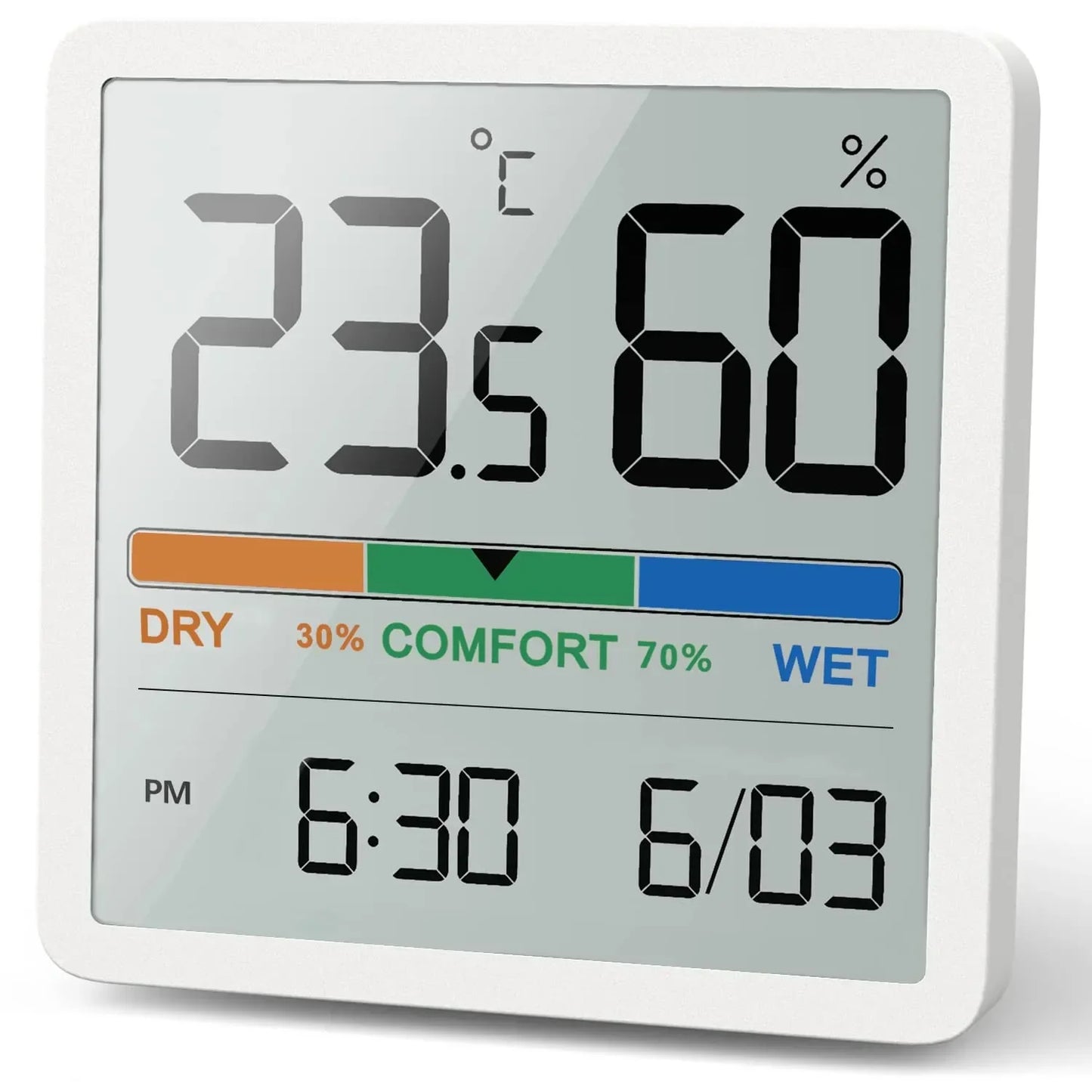 Nouveau Compteur numérique de température et d'humidité intérieure, LCD, thermomètre numérique, hygromètre, capteur, jauge