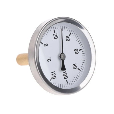 Round Dial Horizontal Thermometer 