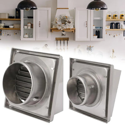 Couvercle d'échappement de Grille de Ventilation de 4/5 pouces, en acier inoxydable 304, sortie métallique, chauffage et refroidissement, capuchon de Ventilation étanche 100/125mm