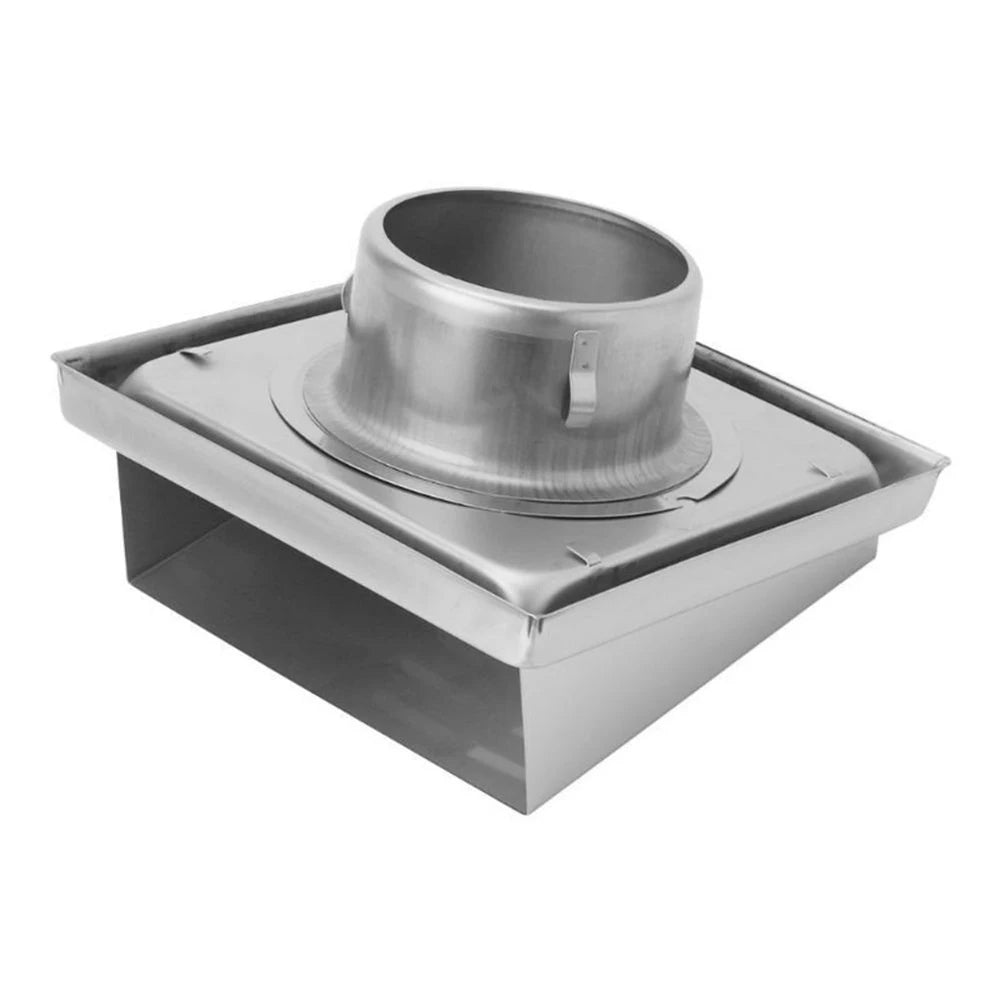 4/5 zoll Belüftung Gitter Auspuff Abdeckung In 304 Edelstahl Metall Outlet Heizung Kühlung Wasserdichte Vent Kappe 100/125mm