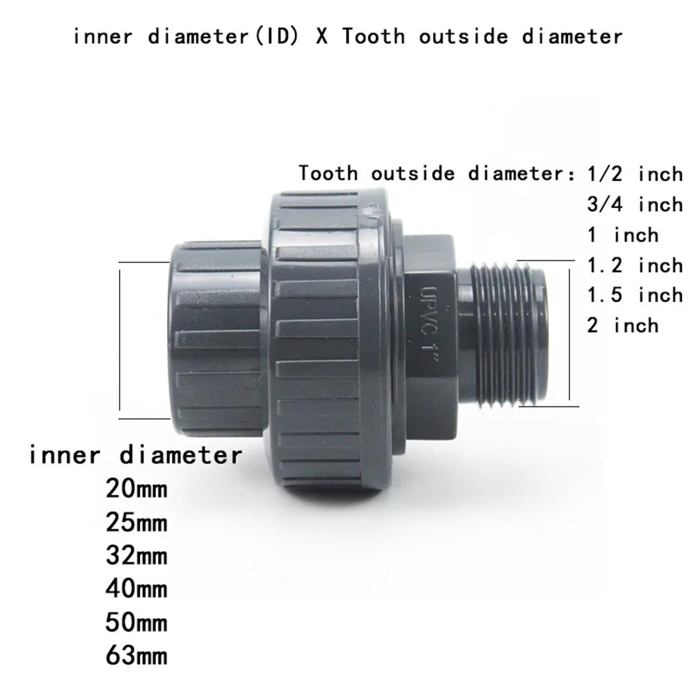  UPVC Union Pipe Fittings