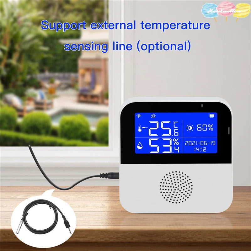 Tuya New WiFi Temperature Humidity Sensor 