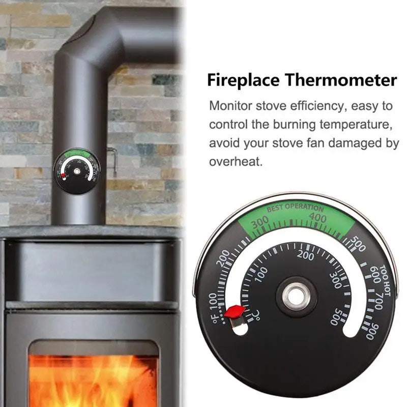 Magnetic Thermometer for fireplace