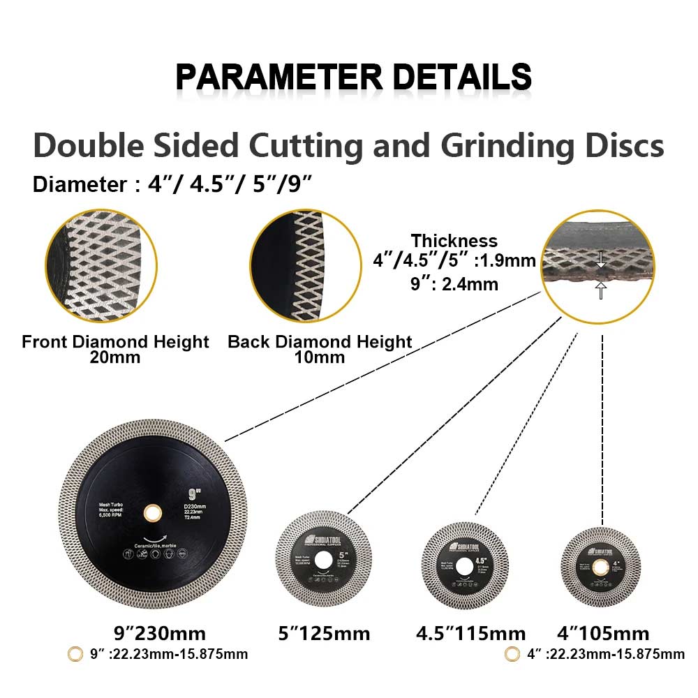 Double sided Cutting and Grinding Disc