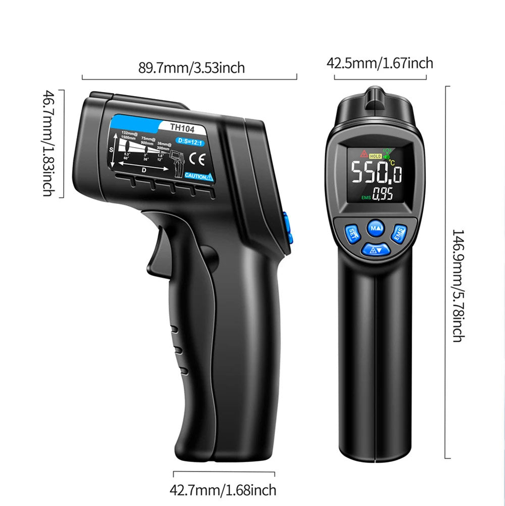 LCD Display Infrared Thermometer 