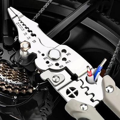 Multifunctional Automatic Wire Stripper & Crimper - Adjustable Cable Cutter Pliers Tool