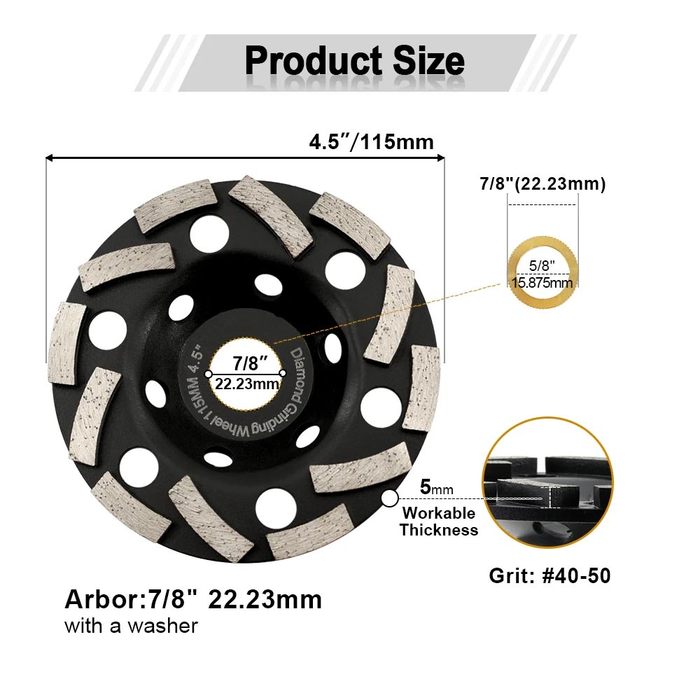 Diamond Grinding Disc 115mm