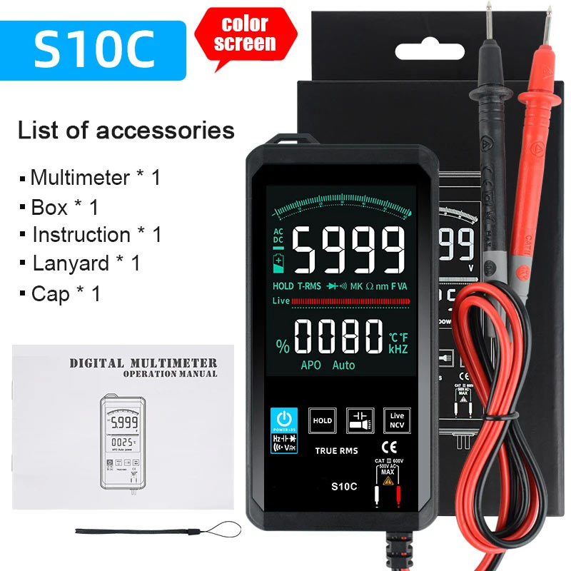  Resistance Meter 6000 Counts