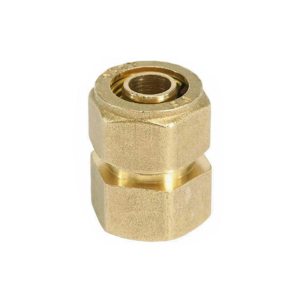 Brass Pipe Connector for Solar Water Heater: BSP Female Thread, Fits Tube O.D. 16/18/20/25/32mm and 1/2", 3/4", 1" Sizes