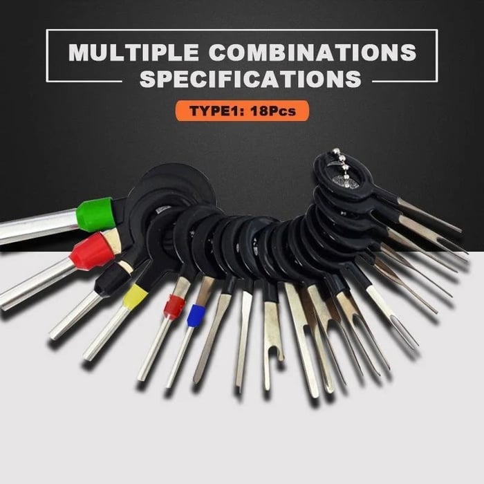 Multiple specifications Terminal Removal Tool Kit ¨C for Wire Plug Connector Repair