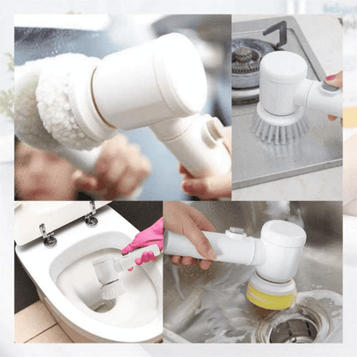USB Rechargeable Multi-Functional Electric Cleaning Brush for Kitchen, Bathroom, and Bathtub