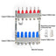 Stainless Steel S304 Underfloor Heating Manifold Kit with Flow Meter and Thermostatic Screw G1"*50MM