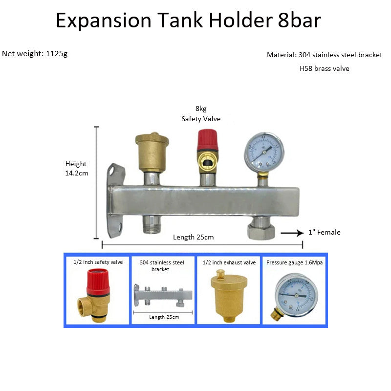 Bracket support with 8 Bar