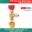 HS R410a R22 Refrigeration Tool Air conditioning Safety Valve Adapter Fitting  Refrigeration Charging  Copper Adapter For R410A