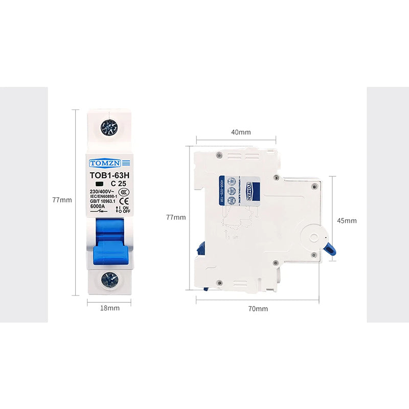 Installazione Facile e Protezione Affidabile con il Mini Interruttore Automatico TOB1-63H