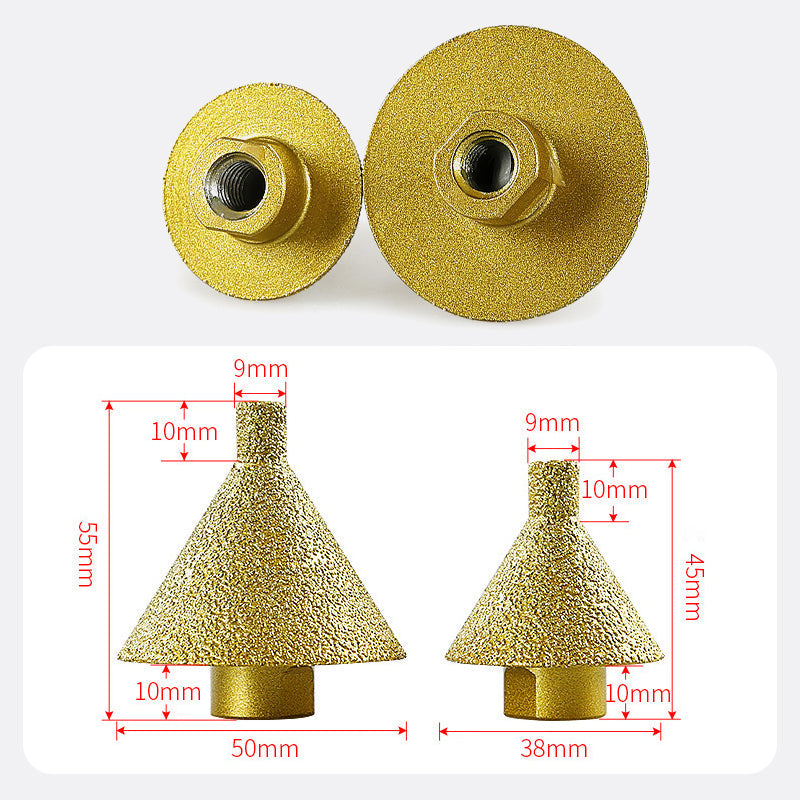 M10 Thread Diamond Chamfering Bit for Porcelain Tiles and Marble – Polishing and Grinding Tool