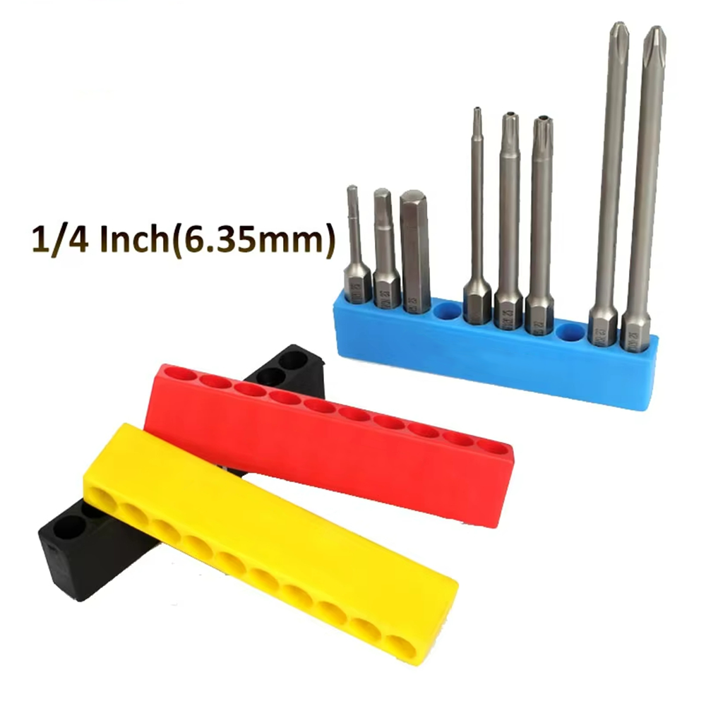 Screwdriver Holder 10 or 12 Holes Holders Plastic Storage Strip Tools Accessories