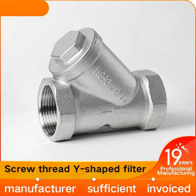 Y-shaped filter valve