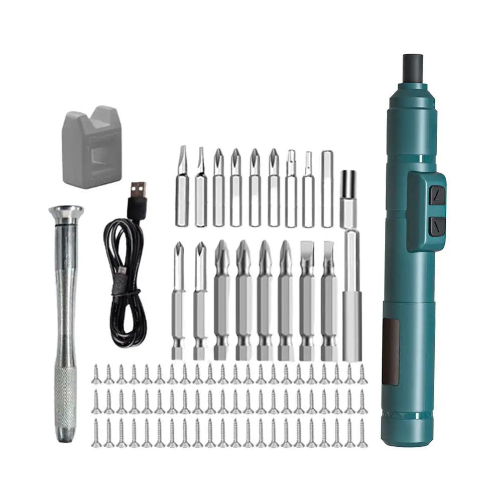 Mini Tool Kit Rechargeable Motorized Screwdriver 