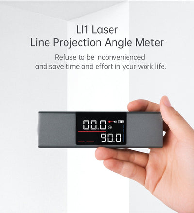 2-in-1 Laser Protractor & Digital Inclinometer - Rechargeable Precision Tool