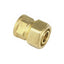 Brass Pipe Connector for Solar Water Heater: BSP Female Thread, Fits Tube O.D. 16/18/20/25/32mm and 1/2", 3/4", 1" Sizes