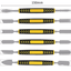6-in-1 Metal Pry Tool Set - Spudger Repair Kit for Phones, Tablets, and Electronics