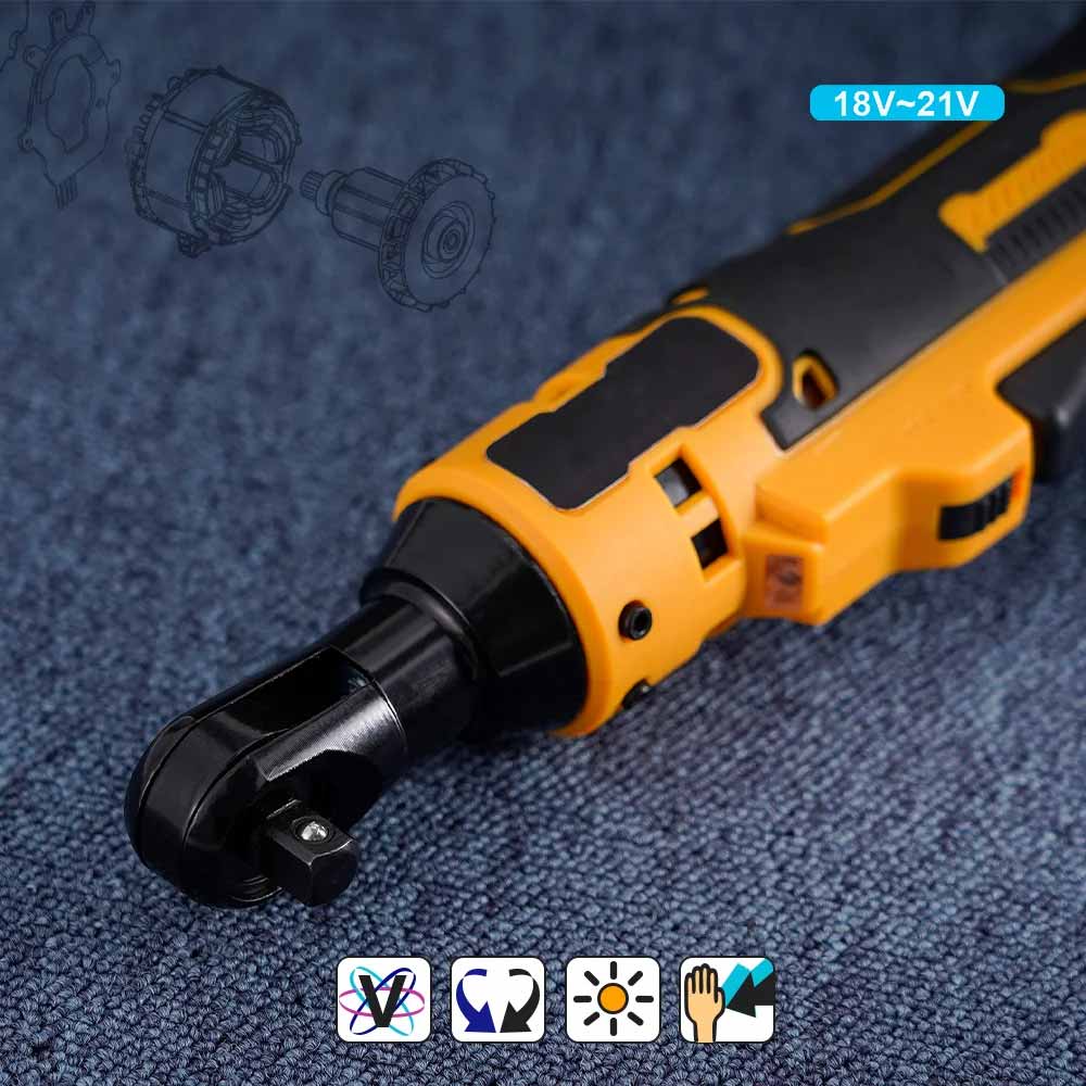 Electric Ratchet Wrench 3/8'' Cordless Rechargeable Screwdriver Removal Nut 180N.m Car Repair Tool For Makita 18V Battery