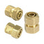 Brass Pipe Connector for Solar Water Heater: BSP Female Thread, Fits Tube O.D. 16/18/20/25/32mm and 1/2", 3/4", 1" Sizes