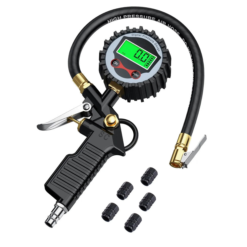 Digital Tyre Inflator with Pressure Gauge