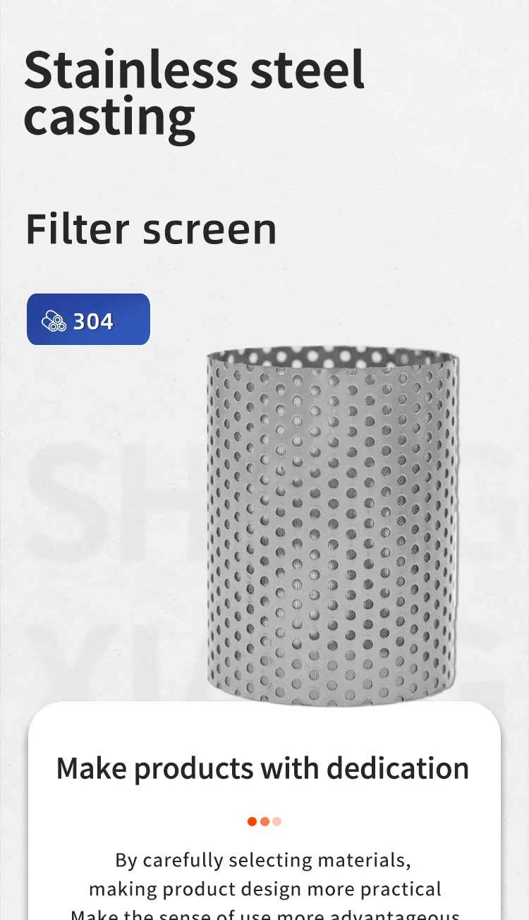 80 mesh Y-shaped filter element, pipeline filter cartridge , 304 stainless steel filter screen,geothermal heating filter screen