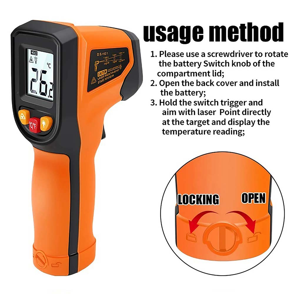 Laser temperature measurement