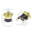 temperature switch with a brass probe