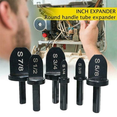 Copper Pipe Expander Set - HVAC Hex Handle Swaging Tool & Electric Drill Bit Flaring Tool