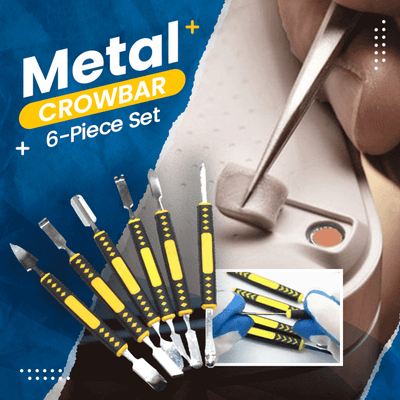 6-in-1-Metall-Hebelwerkzeug-Set – Spudger-Reparaturset für Telefone, Tablets und Elektronik