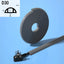 Floor Cable Cover PVC Cord Protector Self-Adhesive Power Cable Protector Extension Electric Wire Duct Slot Cable Manage