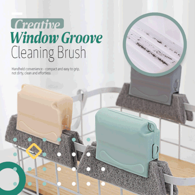 Magic Window Groove Cleaning Brush - Detachable Tool for Doors, Windows, and Gaps