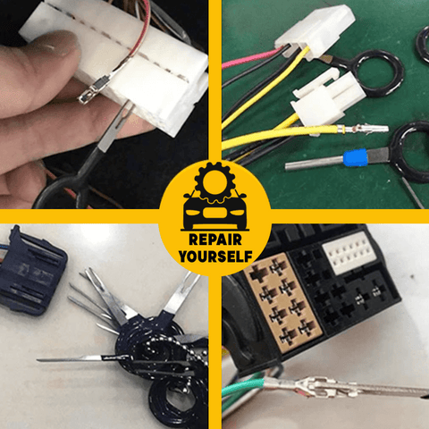 Multiple specifications Terminal Removal Tool Kit ¨C for Wire Plug Connector Repair