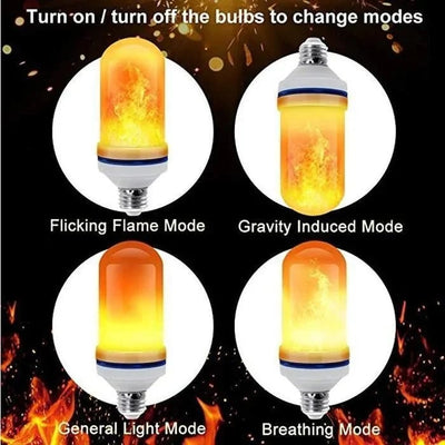 LED Flame Effect Bulb - Flickering Home Decor