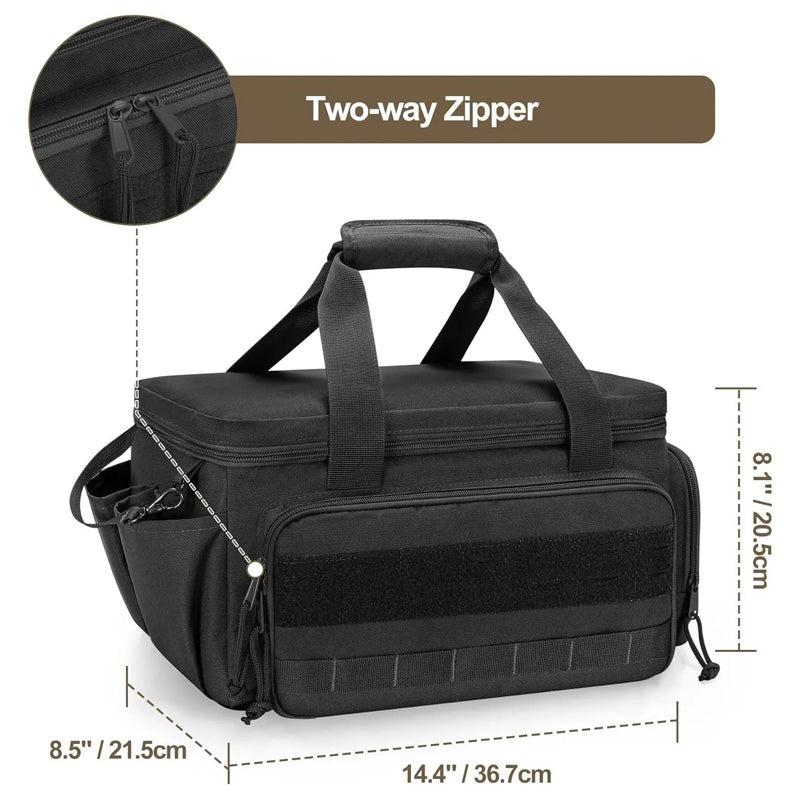 14-Inch Tool Bag with Anti-Friction Bottom – Heavy-Duty Storage for Electricians, Carpenters & Handymen