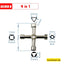Clé Phillips multifonctionnelle universelle : conception de clé triangulaire à 4 voies pour des tâches de plomberie et de réparation de haute qualité