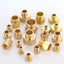 Brass Hex Pipe Connector: Female to Male Threaded Adapter for Water and Gas Systems