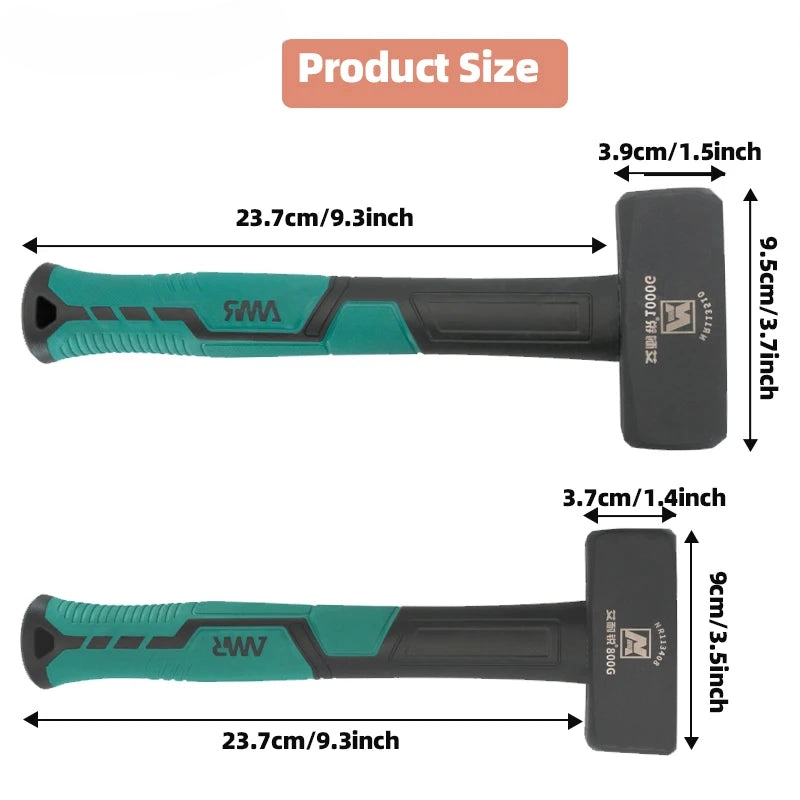 Heavy Duty Masonry Hammer with Fiberglass Handle