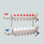 Stainless Steel Underfloor Heating Manifold Distributor (2-12 Ways, 50mm)