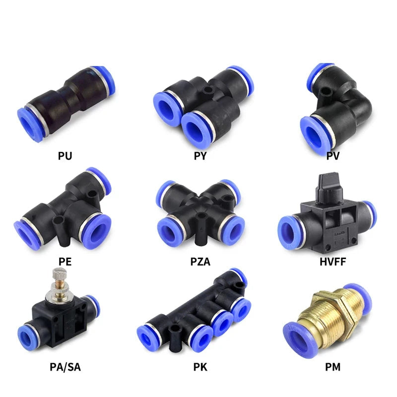 Connettori Pneumatici ad Aria: Compatibilità e Efficienza per Varie Applicazioni