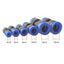 Quick Release Pneumatic Fitting Couplers for Hoses, 4mm-12mm, Various Plastic Joint