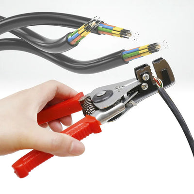 Automatic Cable Stripper and Wire Cutter - Multi-Wired Network Tool