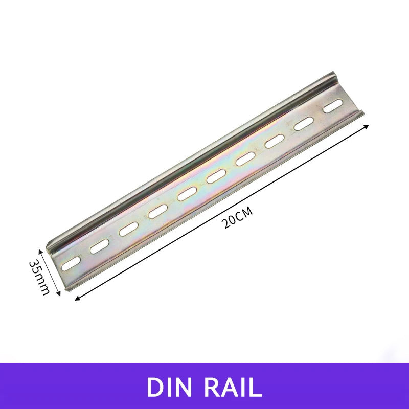 Single Phase SSR Solid State Relay Bracket – 35mm DIN Rail Clip for C45 Installation