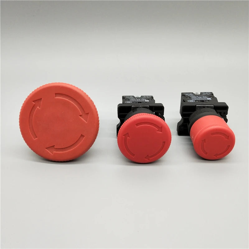 Emergency Stop Mushroom Push Button Switch Red NC Control Electrical Starter Switch