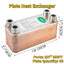 30 40 60 Plates Heat Exchanger Wort Chiller Stainless Steel Homebrew Brewing Beer Cooler Counterflow Chiller Water Heating